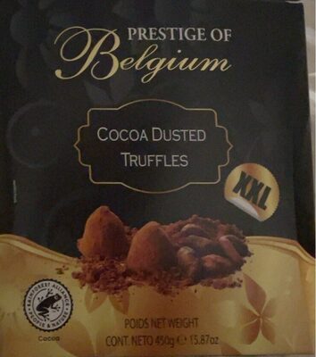 Cocoa dusted truffles