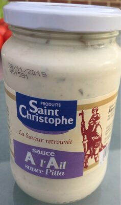 Sauce à l'ail saint christophe