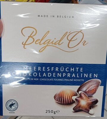 Chocolats fourrés pralinés noisette