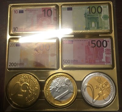 Pièces et Billets en Chocolat