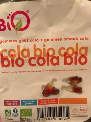 Bio cola front packaging