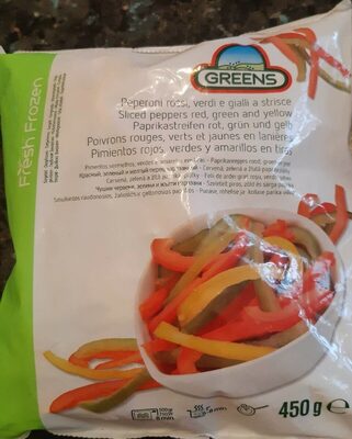 Greens front packaging
