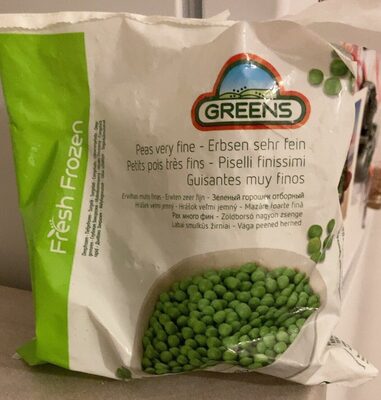 Piselli finissimi front packaging