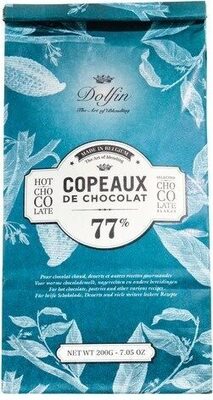 Copeaux De Chocolat,Trinkschokolade 77 % front packaging