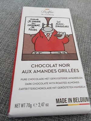Chocolat noir aux amendes