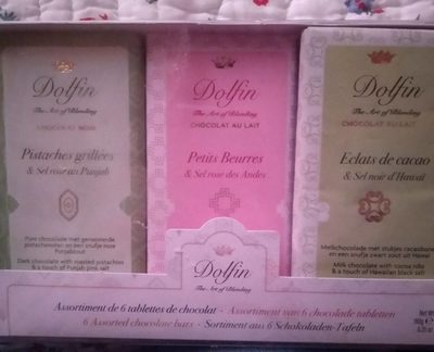 Assortiment de 6 tablettes de chocolat