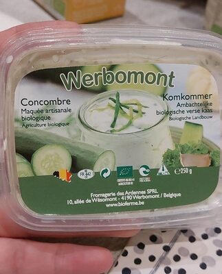 Marquée artisanale biologique aux concombres