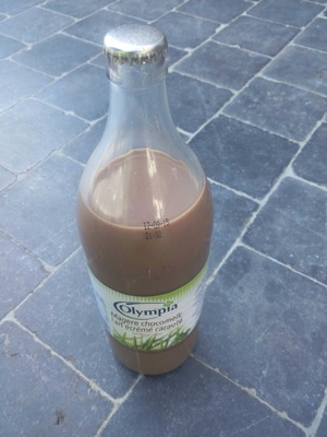 Lait écrémé chocolaté front packaging