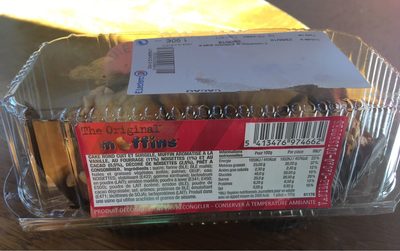 Muffins vanille cacao noisette