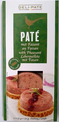Leberpastete mit Fasan front packaging