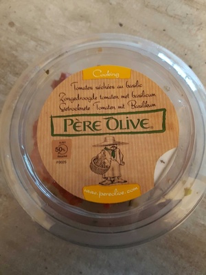 Tomates séchées au basilic front packaging