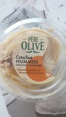 Houmous aux oignons caramélisés