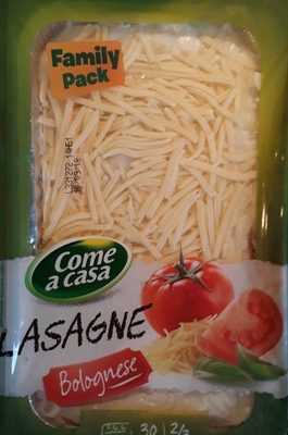 Lasagnes front packaging