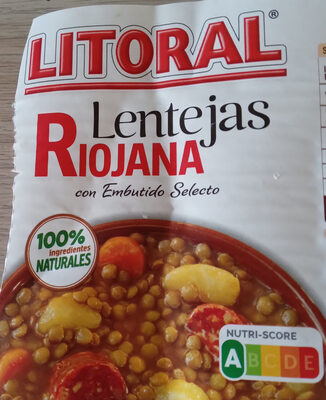 Lentejas Riojana front packaging
