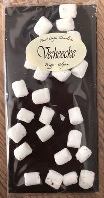 Tablette chocolat noir avec marshmallows