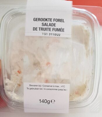Salade de truite fumee