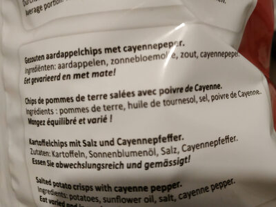 Unknown ingredients label