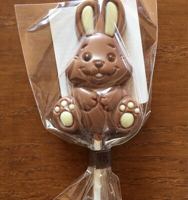 Sucette chocolat au lait décoré