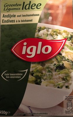 Endives à la bechamél front packaging