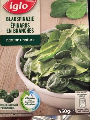 Epinards En Branches front packaging
