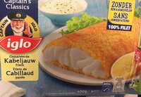 Captain's classics filets de cabillaud panés