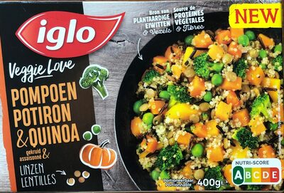 Veggie Love - Pompoen Potiron & Quinoa front packaging