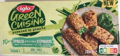 Sticks d’épinards à la crème