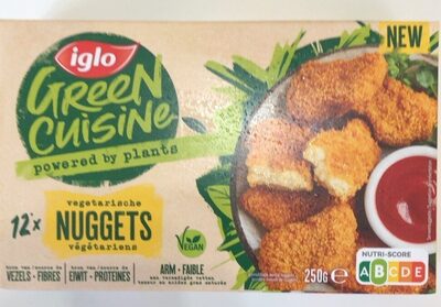 Nuggets vegetariens front packaging