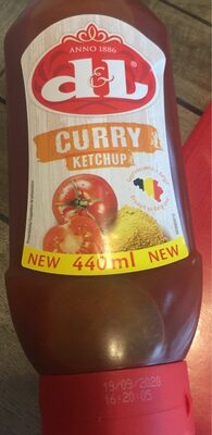 Curry ketchup front packaging