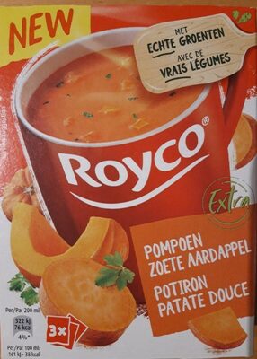 Soupe potiron patate douce