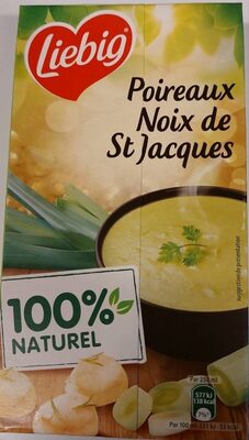 Soupe poireaux noix de st-Jacques front packaging