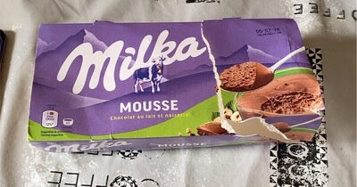 Mousse au chocolat au lait et noisette