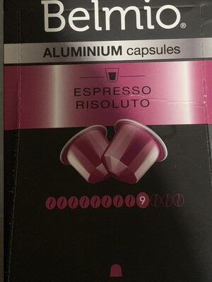 Belmio aluminium capsules