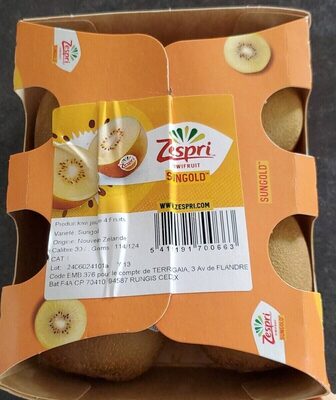 Kiwi sungold front packaging