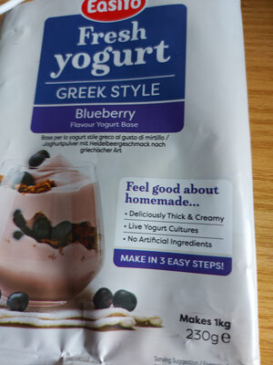Freshyoghurt Greek Style Bluebeery