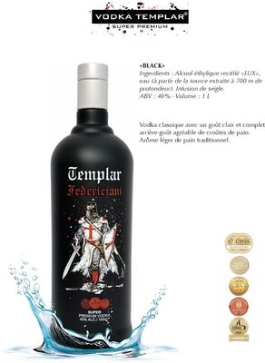 Vodka Templar Black