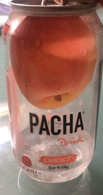 Drink peach sparkling