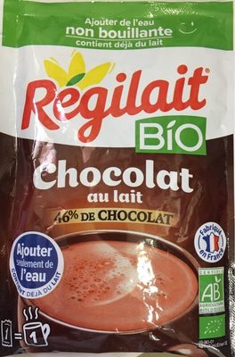 Chocolat au lait front packaging