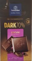 Tablette au chocolat noir 70%