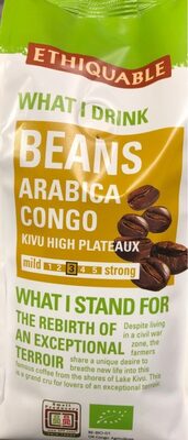 Coffee beans arabica congo
