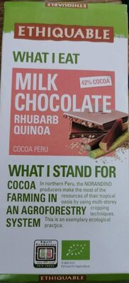 Milk Chocolate Rhubarb Quinoa