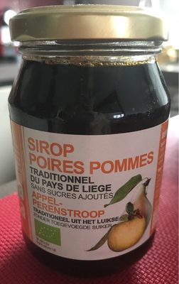Sirop poires pommes front packaging