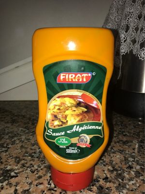 Sauce algerienne front packaging