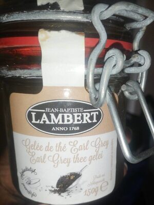 Gelée de thé Earl Grey front packaging