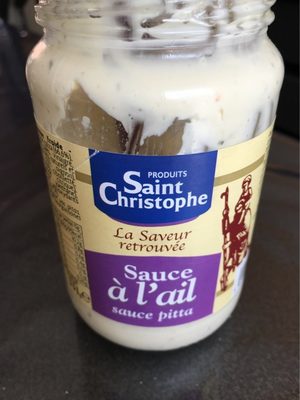 Sauce à l'ail front packaging