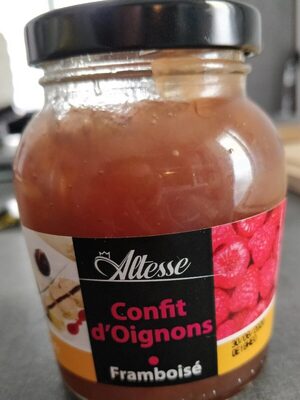 Confit d'oignons framboisé