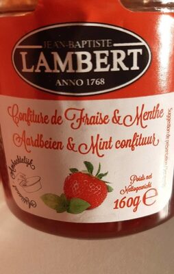 Confitute fraise &menthe