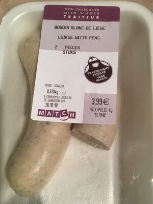 Boudin blanc de liege