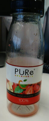Jus de pomme-fraise