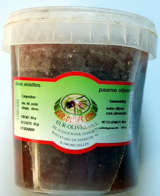 Olives violettes
